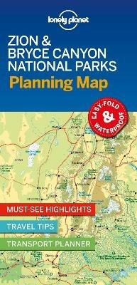 Lonely Planet Zion & Bryce Canyon National Parks Planning Map - Lonely Planet - cover