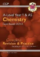 A-Level Chemistry: OCR A Year 1 & AS Complete Revision & Practice with Online Edition - CGP Books - cover