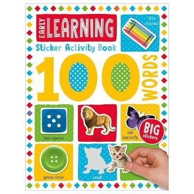 100 Early Learning Words Sticker Activity - Make Believe Ideas - cover