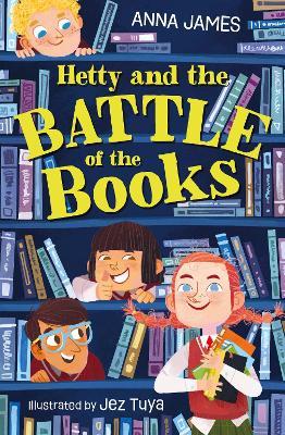 Hetty and the Battle of the Books - Anna James - cover