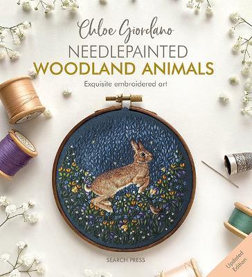 Chloe Giordano Needlepainted Woodland Animals: Exquisite Embroidered Art - Chloe Giordano - cover