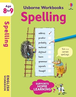 Usborne Workbooks Spelling 8-9 - Jane Bingham - cover