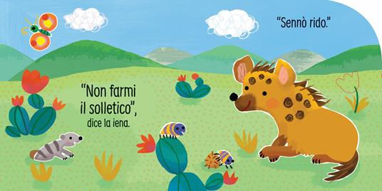 USBORNE - LIBRI TATTILI E SONORI - NON FARMI IL SOLLETICO.. DICE L