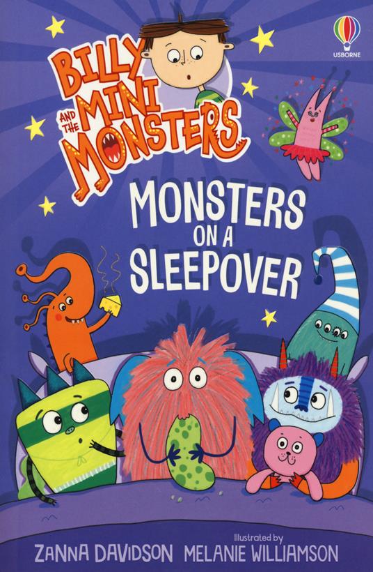 Monsters on a sleepover. Billy and the mini monsters. Ediz. a colori - Zanna Davidson - copertina