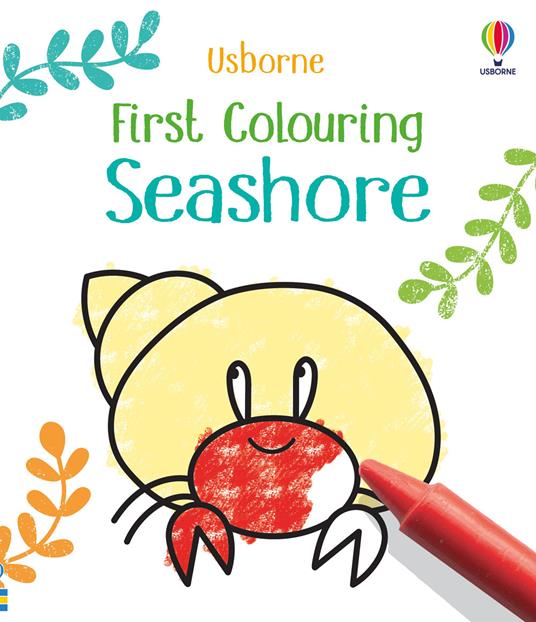 First Colouring Seashore - Kate Nolan - cover
