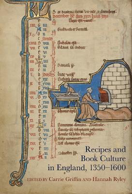 Recipes and Book Culture in England, 1350–1600 - cover