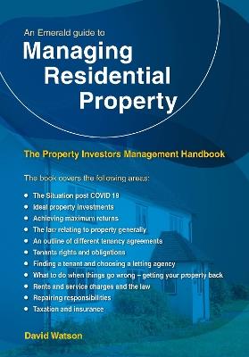 The Property Investors Management Handbook - Managing Residentia L Property - David Watson - cover