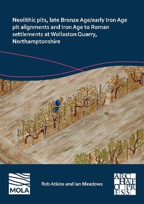 Neolithic Pits, Late Bronze Age/Early Iron Age Pit Alignments and Iron Age to Roman Settlements at Wollaston Quarry, Northamptonshire - Rob Atkins,Ian Meadows - cover