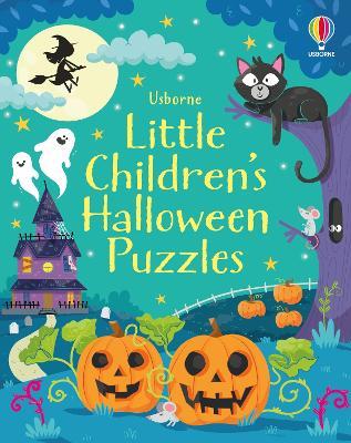 Little Children's Halloween Puzzles: A Halloween Book for Kids - Kirsteen Robson - cover