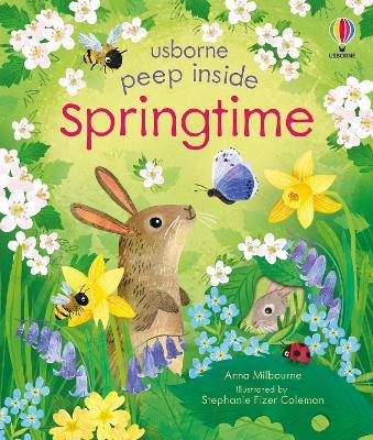 Peep Inside Springtime - Anna Milbourne - cover