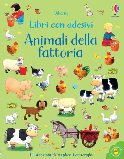 Animali della fattoria. Con adesivi. Ediz. a colori - Sam Taplin - copertina