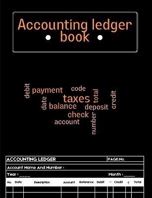 Accounting Ledger Book: Ledger Book for Bookkeeping Expense Tracker Notebook, Expense Ledger, Bookkeeping Record Book for Small Business or Personal Use - Richer Mirk - cover