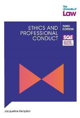 SQE - Ethics and Professional Conduct 3e - Jacqueline Kempton - cover