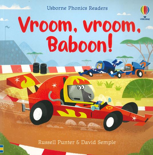 Vroom, vroom, Baboon! Ediz. a colori - Russell Punter - copertina