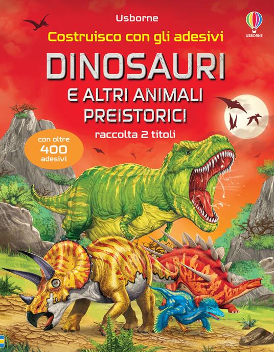 Adesivi Dinosauri preistorici - 1 foglio per 1,00 €