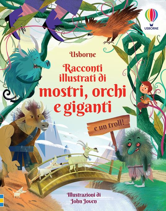 Racconti illustrati di mostri, orchi e giganti (e un troll!). Ediz. a colori - copertina