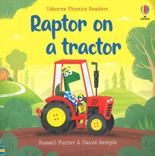 Raptor on a tractor - Russell Punter - copertina