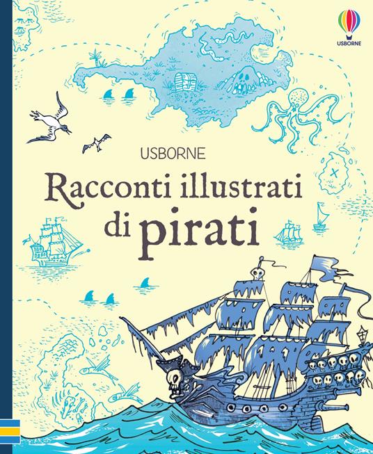 Racconti illustrati di pirati. Ediz. a colori - copertina