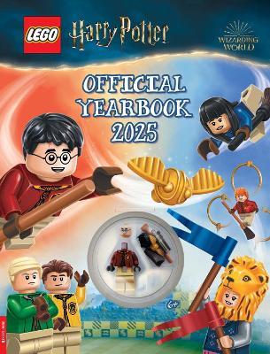 LEGO® Harry Potter™: Official Yearbook 2025 (with Harry Potter minifigure, broomstick and Golden Snitch™) - LEGO®,Buster Books - cover