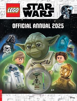 LEGO® Star Wars™: Official Annual 2025 (with Yoda minifigure and lightsaber) - LEGO®,Buster Books - cover