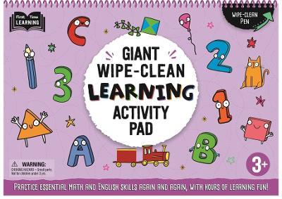 Giant Wipe-Clean Learning Activity Pack: Practice Essential Math and English Skills, with Hours of Learning Fun! 3+ - Igloobooks - cover