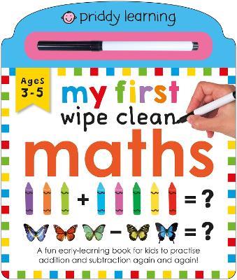 My First Wipe Clean Maths - Roger Priddy - cover