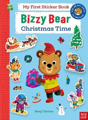 Bizzy Bear: My First Sticker Book: Christmas Time - cover