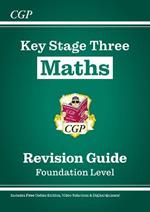 New KS3 Maths Revision Guide – Foundation (includes Online Edition, Videos & Quizzes)