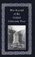 War Record of the University Press, Oxford - Naval & Military Press - cover