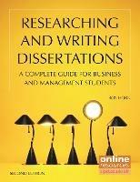 Researching and Writing Dissertations : A complete guide for business and management students - Roy Horn - cover