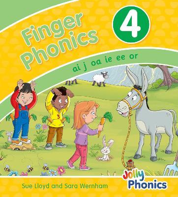 Finger Phonics Book 4: in Precursive Letters (British English edition) - Sara Wernham,Sue Lloyd - cover