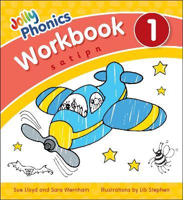 Jolly Phonics Workbook 1: in Precursive Letters (British English edition) - Sara Wernham,Sue Lloyd - cover