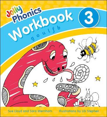 Jolly Phonics Workbook 3: in Precursive Letters (British English edition) - Sara Wernham,Sue Lloyd - cover