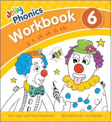 Jolly Phonics Workbook 6: in Precursive Letters (British English edition) - Sara Wernham,Sue Lloyd - cover