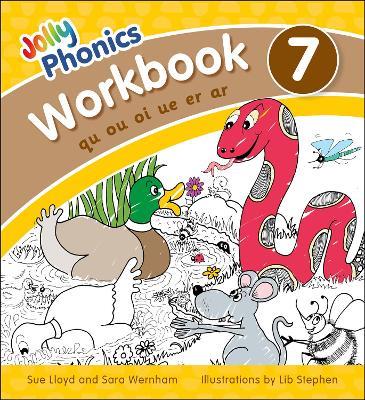 Jolly Phonics Workbook 7: in Precursive Letters (British English edition) - Sara Wernham,Sue Lloyd - cover