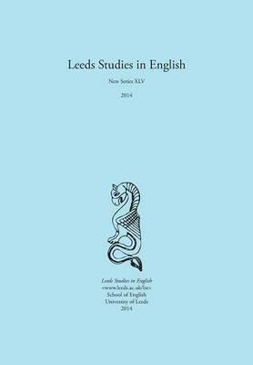 Leeds Studies in English 2014 - cover