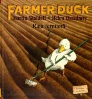 Farmer Duck in Romanian and English - Martin Waddell - cover