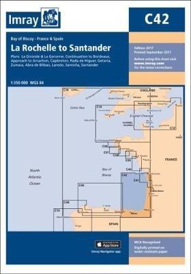 Imray Chart C42: La Rochelle to Santander - Imray - cover