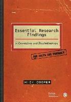 Essential Research Findings in Counselling and Psychotherapy: The Facts are Friendly - Mick Cooper - cover