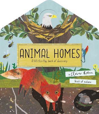 Animal Homes: A lift-the-flap book of discovery - Libby Walden,Clover Robin - cover