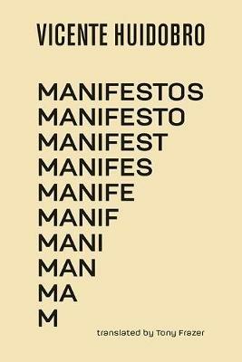 Manifestos - Vicente Huidobro - cover