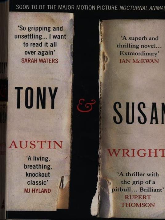 Tony & Susan - Anthony C. Wright - copertina