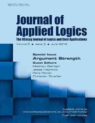 Journal of Applied Logics - IfCoLog Journal: Volume 5, number 3, June 2018: Special Issue: Argument Strength - cover