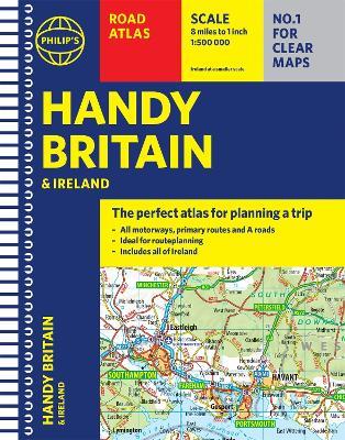 Philip's Handy Road Atlas Britain: (Spiral A5) - Philip's Maps - cover