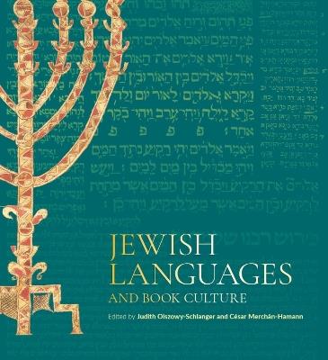 Jewish Languages and Book Culture - cover