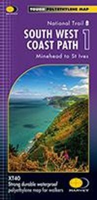 South West Coast Path 1: Minehead to St Ives - cover