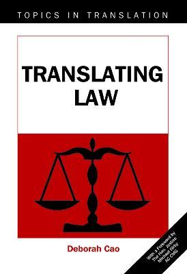 Translating Law - Deborah Cao - cover