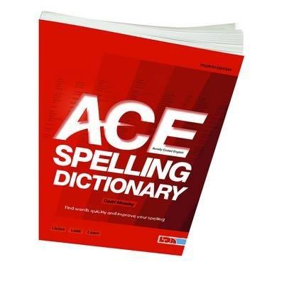 ACE Spelling Dictionary - David Moseley - cover