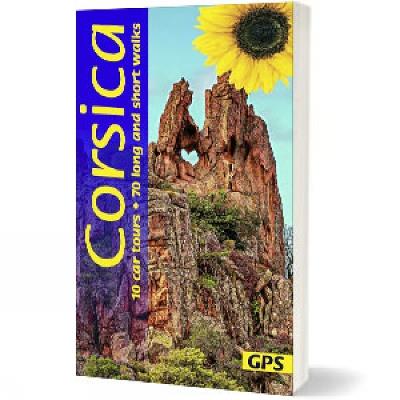 Corsica Sunflower Guide: 70 long and short walks with detailed maps and GPS; 10 car tours with pull-out map - Noel Rochford - cover