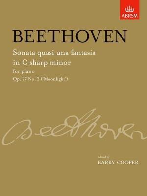 Sonata quasi una fantasia in C sharp minor, Op. 27 No. 2 ('Moonlight'): from Vol. II - cover